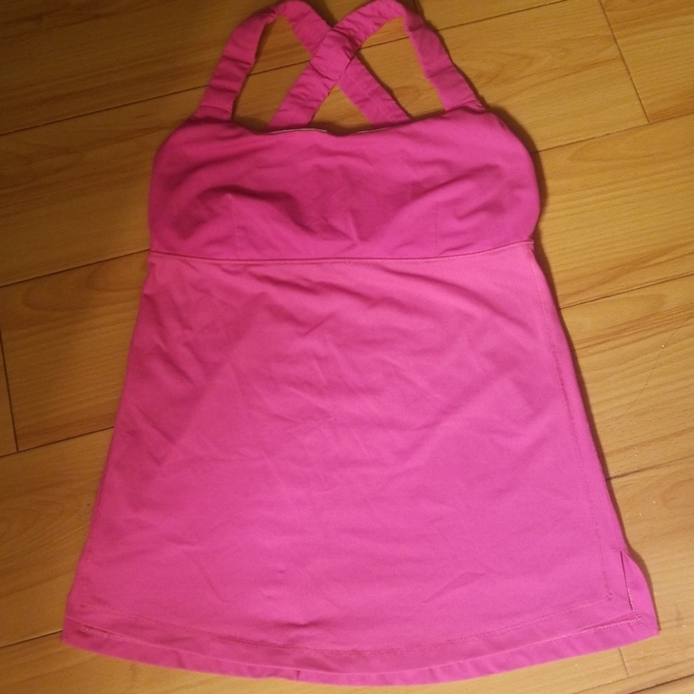 Lululemon push your limit cross tank